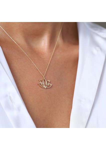 Hayat Ağacı 14 Ayar Altın Kolye