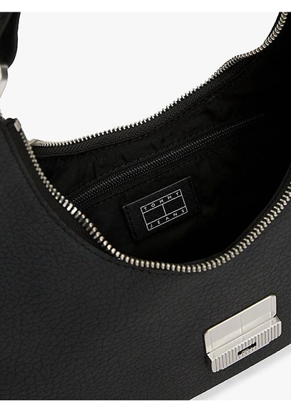 Tjw Crush Shoulder Bag Kadın Siyah Omuz Çantası AW0AW17539BDS indirimleri