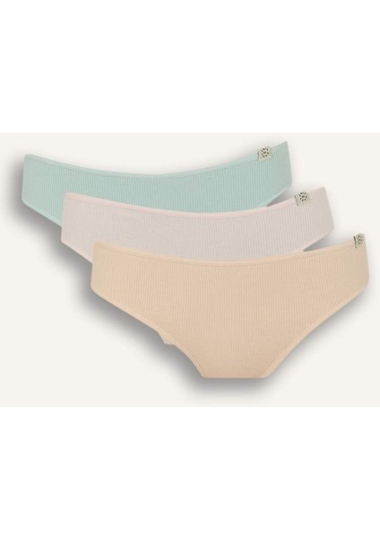 Yeni Sezon Ribana 3'lü Askılı Slip Külot-Fall In Love