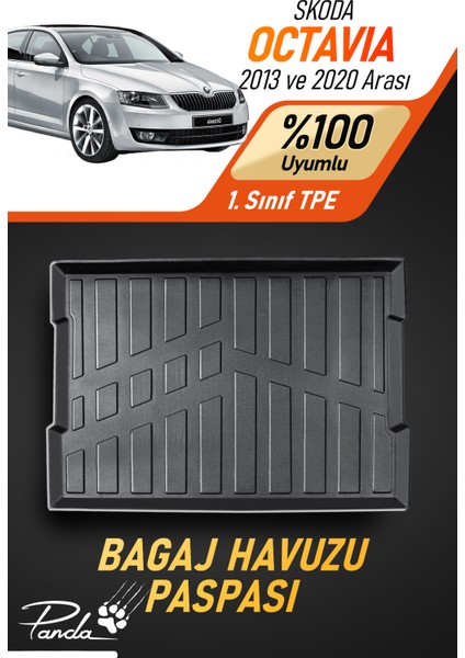 Skoda Octavıa 2013 - 2020 Arası 4d Havuzlu Bagaj Havuzu