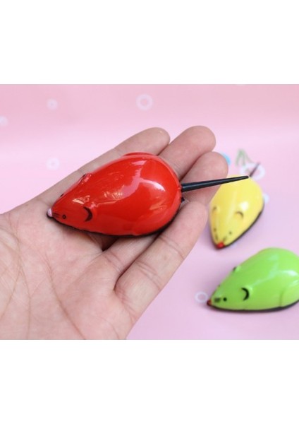 Çek Bırak Renkli Hareketli Fare Premiım 9×3.5×3cm Karışık Renklerde 1 Adet
