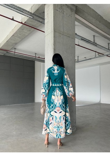 Atlas Kumaş Elbise(Kemer Dahildir) fiyatları