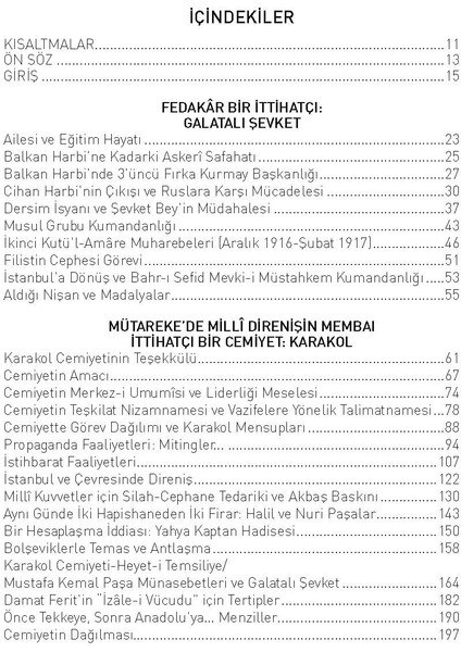 Galatalı Şevket Bey ve Karakol Cemiyeti