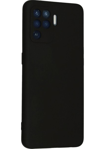 Reno 5 Lite Kılıf Nano Içi Kadife Silikon - Siyah Bstmy fiyatları