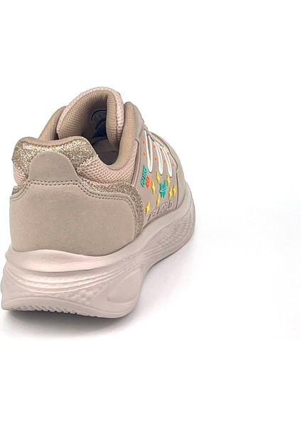 Kadın Bej Fileli Günlük Rahat Sneaker Spor Ayakkabı indirimleri