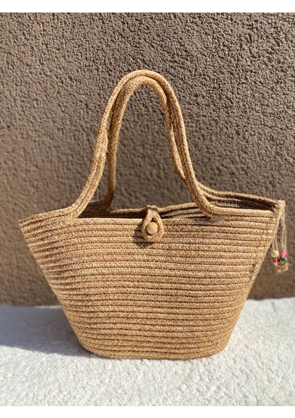 Hasır Çanta,plaj Çantası