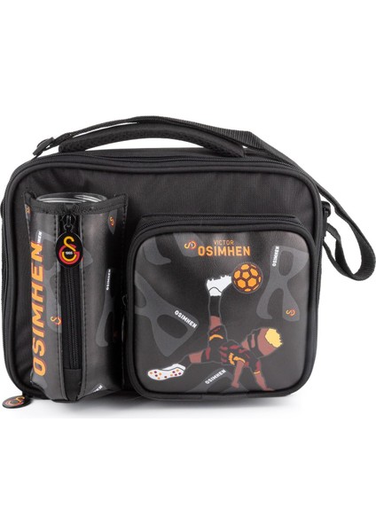 2 Bölmeli Victor Osimhen Suni Deri Anaokulu Çantası + Beslenme Çantası + Kalemlik fırsatları