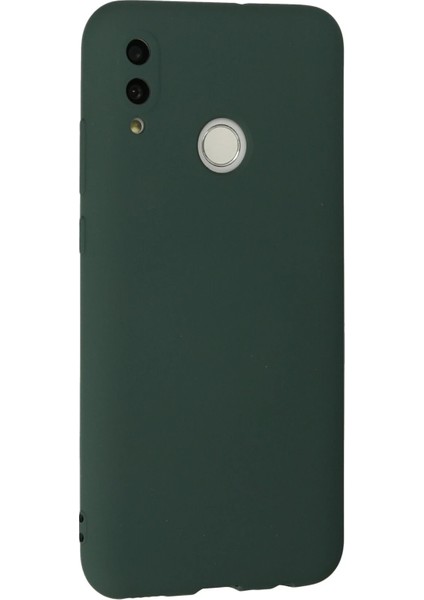 Huawei P Smart 2019 Kılıf Nano Içi Kadife Silikon - Koyu Yeşil Bstmy