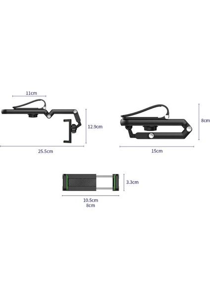 Pratik 1080° Dönebilen Çok Fonksiyonlu Telefon Tutucu CM-103 ( Lisinya )