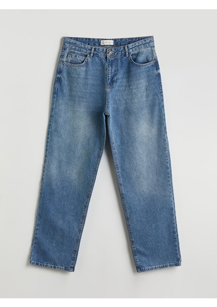 Yeni Sezon Loose Fit Erkek Jean Pantolon - S5PA45Z8 indirimleri