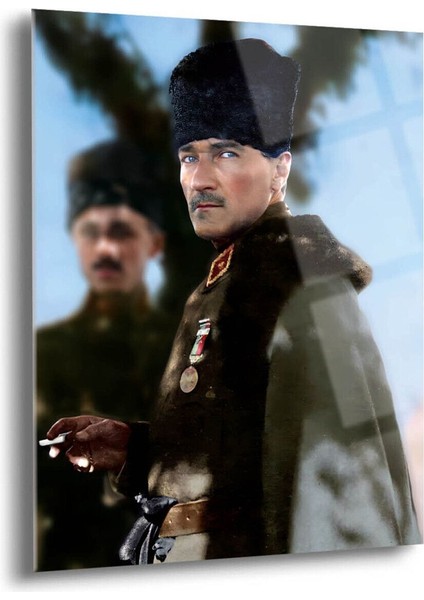 Atatürk Cam Tablo - Cam Tablolar - Atatürk Tablo - Atatürk Portresi - Atatürk Tablosu - ATA051