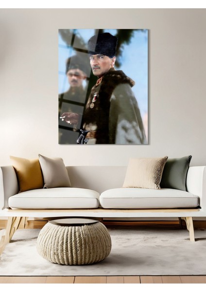 Atatürk Cam Tablo - Cam Tablolar - Atatürk Tablo - Atatürk Portresi - Atatürk Tablosu - ATA051