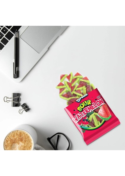 American Foods Candy Break Sour Watermelon Karpuz Aromalı Ekşi Yumuşak Şeker 113 gr X12ADET fiyatları