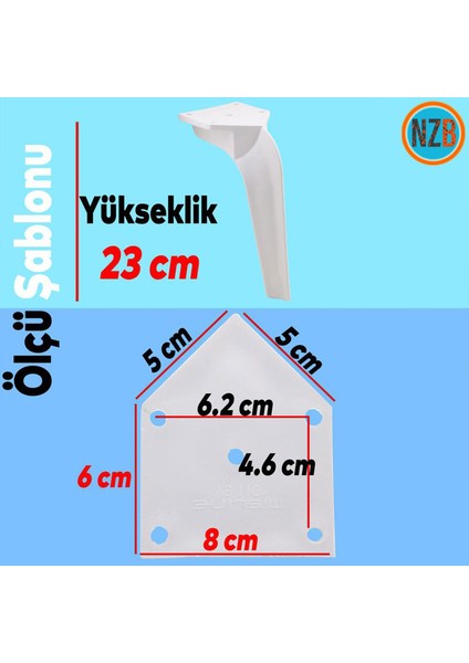 Mobilya Kanepe Tv Ünitesi Koltuk Ayağı 23 cm Beyaz Konsol Ayakları fiyatları