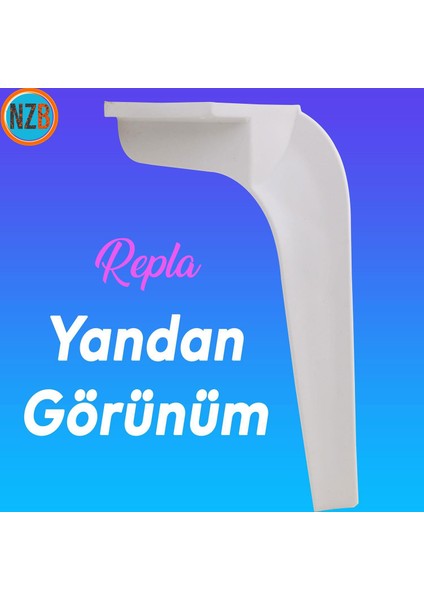 Mobilya Kanepe Tv Ünitesi Koltuk Ayağı 23 cm Beyaz Konsol Ayakları fırsatları