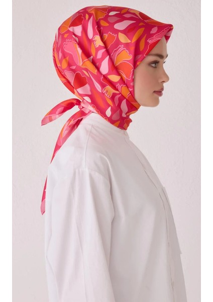 Tivil Saf Ipek Eşarp 4049-50 Pembe Karışık Desen fiyatları