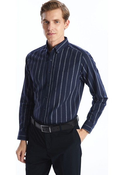 Yeni Sezon Regular Fit Poplin Erkek Gomlek - S56893Z8