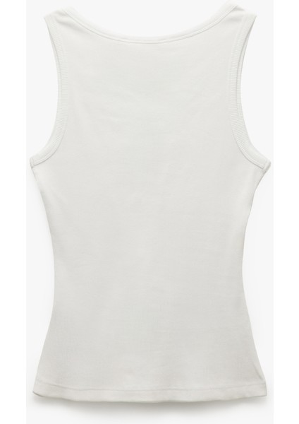Yeni Sezon Regular Fit Pamuklu Kolsuz U Yaka Atlet