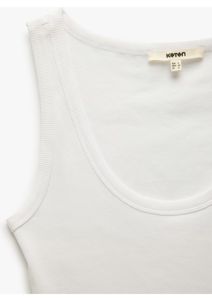 Yeni Sezon Regular Fit Pamuklu Kolsuz U Yaka Atlet