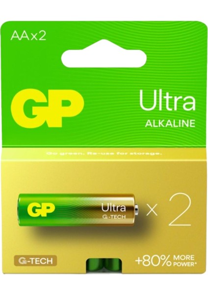 Lr6 Ultra Alkalin Aa 2'li Kalem Pil