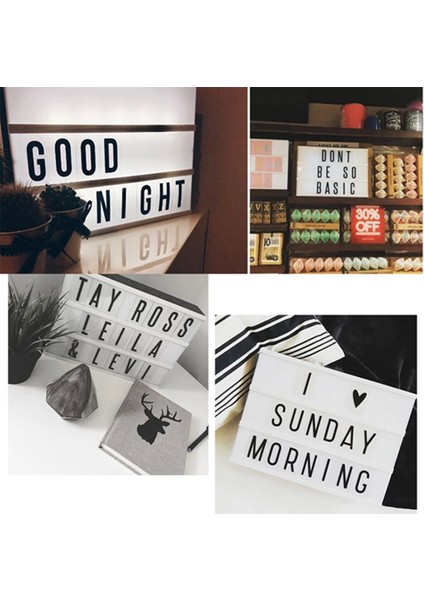 A4 LED Işıklı Yazı Panosu Lightbox