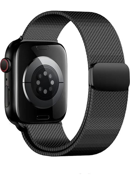Apple Watch 10 42MM 6 7 8 9 10 Se Uyumlu 38 40 41MM Milano Metal Hasır Mıknatıslı Kordon Paslanmaz Çelik modelleri