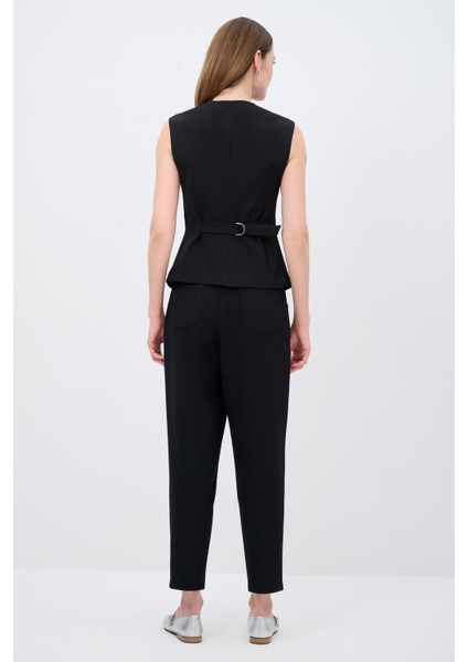 Gabardin Yelek Siyah 179L9404000