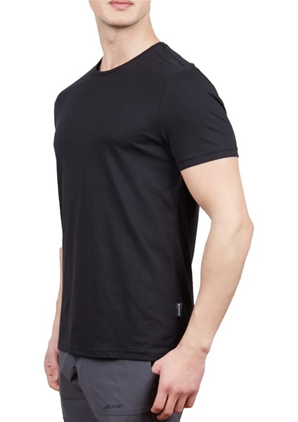 Yazlık Kısa Kol Siyah Basic Tshirt fiyatları