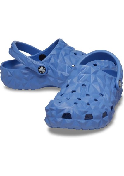 Classic Geometric Clog Elemental Blue Günlük Mavi Terlik