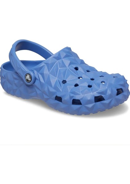 Classic Geometric Clog Elemental Blue Günlük Mavi Terlik