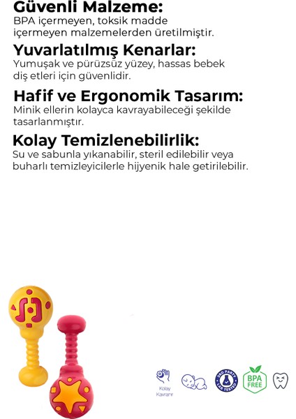 Marakas Çıngırak 2'li Set modelleri