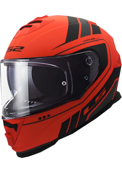 Storm 2 Fıst Mat Turuncu-Siyah Kask