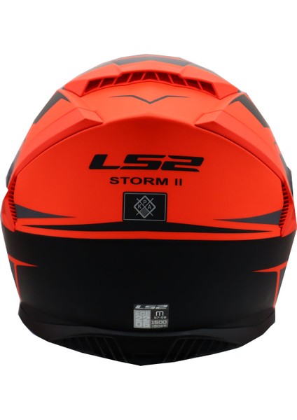 Storm 2 Fıst Mat Turuncu-Siyah Kask indirimleri