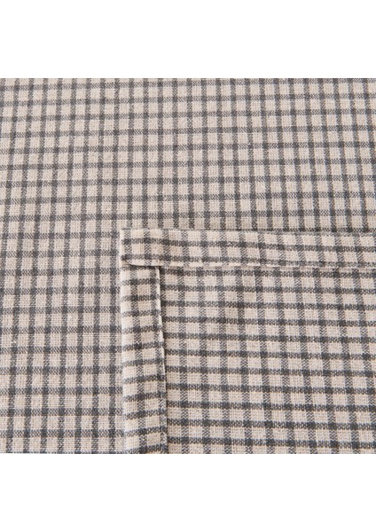 Soft Pötikareli Masa Örtüsü - Gri - 140X200 cm