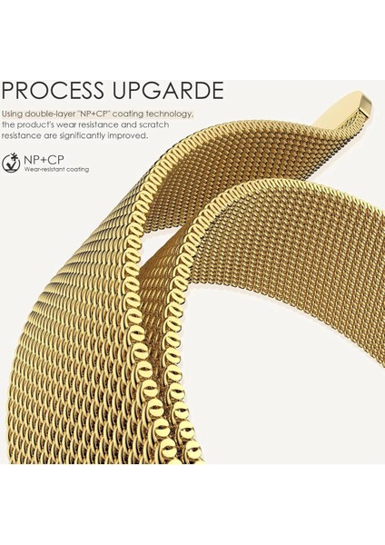 Apple Watch 10 42MM 6 7 8 9 10 Se Uyumlu 38 40 41MM Milano Metal Hasır Mıknatıslı Kordon Paslanmaz Çelik modelleri