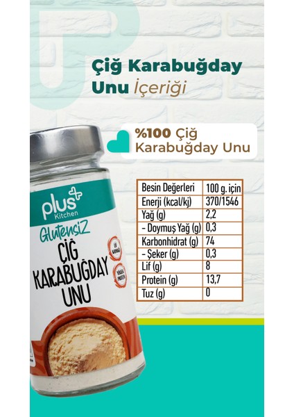 Glutensiz Çiğ Karabuğday Unu 300 Gr fırsatları
