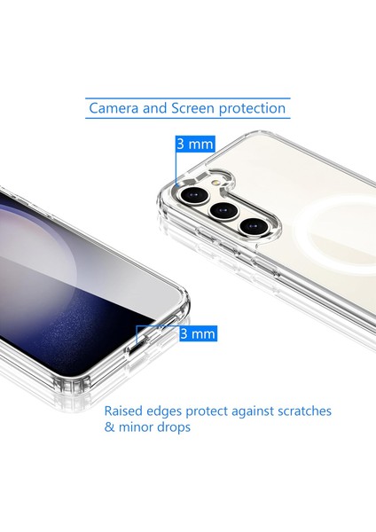 Samsung Galaxy S21 Fe Uyumlu Kamera Korumalı Magsafe Wireless Şarj Özellikli Şeffaf Silikon Kılıf fırsatları