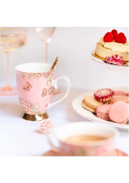 Teacup Saucer Enchanted Butterfly