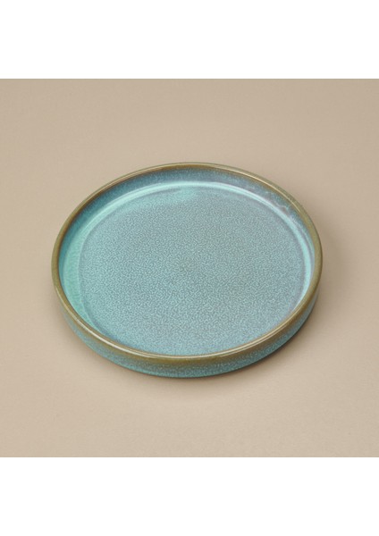 Lesvos Servis Tabağı - Yeşil - 21 cm