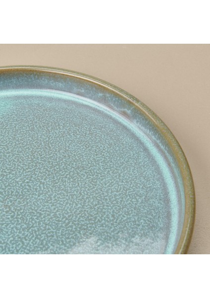 Lesvos Servis Tabağı - Yeşil - 21 cm fırsatları