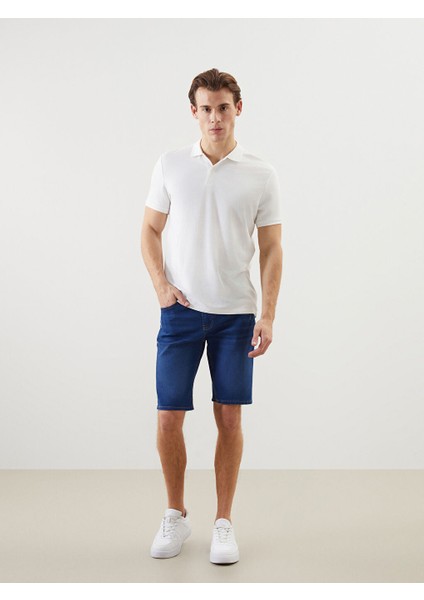 Yeni Sezon Super Skinny Fit Erkek Jean Sort - S5L651Z8