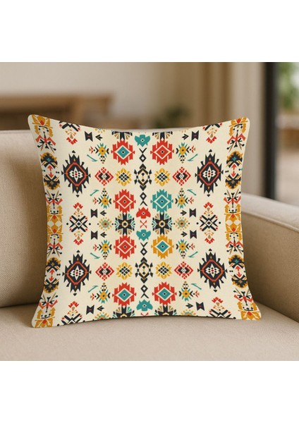 Retro Tarzda Geometrik Yastık Kılıfı fiyatları
