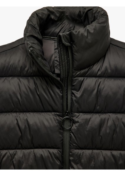 Yeni Sezon Dik Yaka Slim Fit Fermuarlı Uzun Kollu Ceket indirimleri
