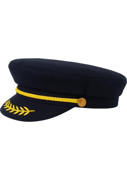 Lacivert Unisex Denizci Gemici Kaptan Şapkası 55-60 cm Parti Temalı Kostüm modelleri