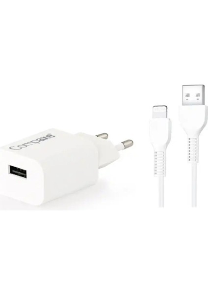 CTA-524ULB24 12W 5V 2.4A USB 3.0 + USB To Lıghtnıng Şarj Cihazı Seti