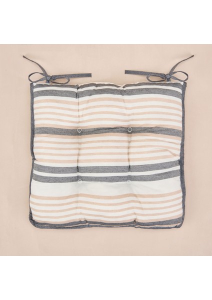 Soft Mimpi Sandalye Minderi - Ekru / Renkli - 43X43 cm
