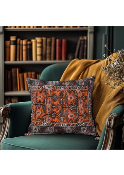 Vintage Tarz Kırlent – Geleneksel Türk Motifli