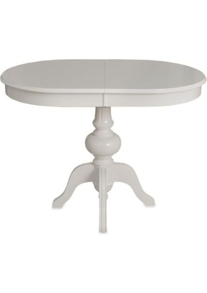 Rika Baba Ayak Oval Açılır Masa 90X130
