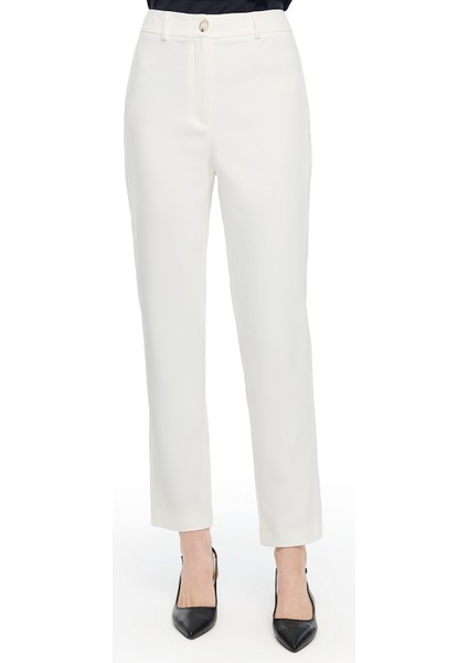 Ekru Dellas Regular Fit Yüksek Bel Pantolon modelleri