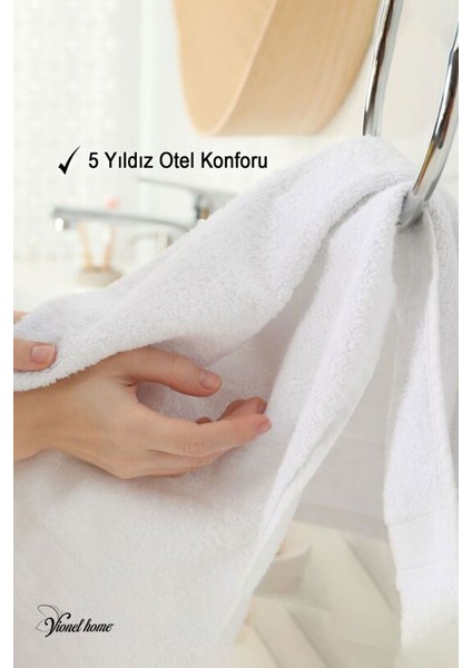 3 Adet | Pamuklu, Beyaz El Havlusu | El, Yüz, Baş Havlusu | Spa ve Otel Havlusu (50X90 Cm) modelleri